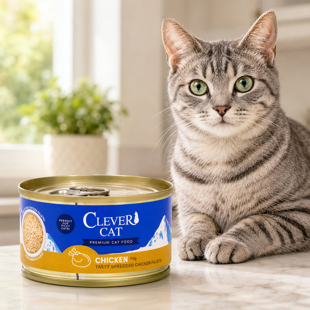 Katzen-Nassfutter mit Huhn in Brühe– 70 g