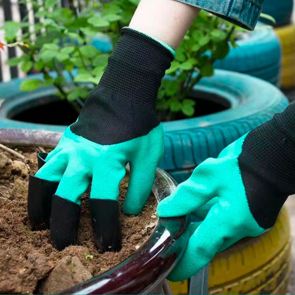 Gartenhandschuhe mit Krallen