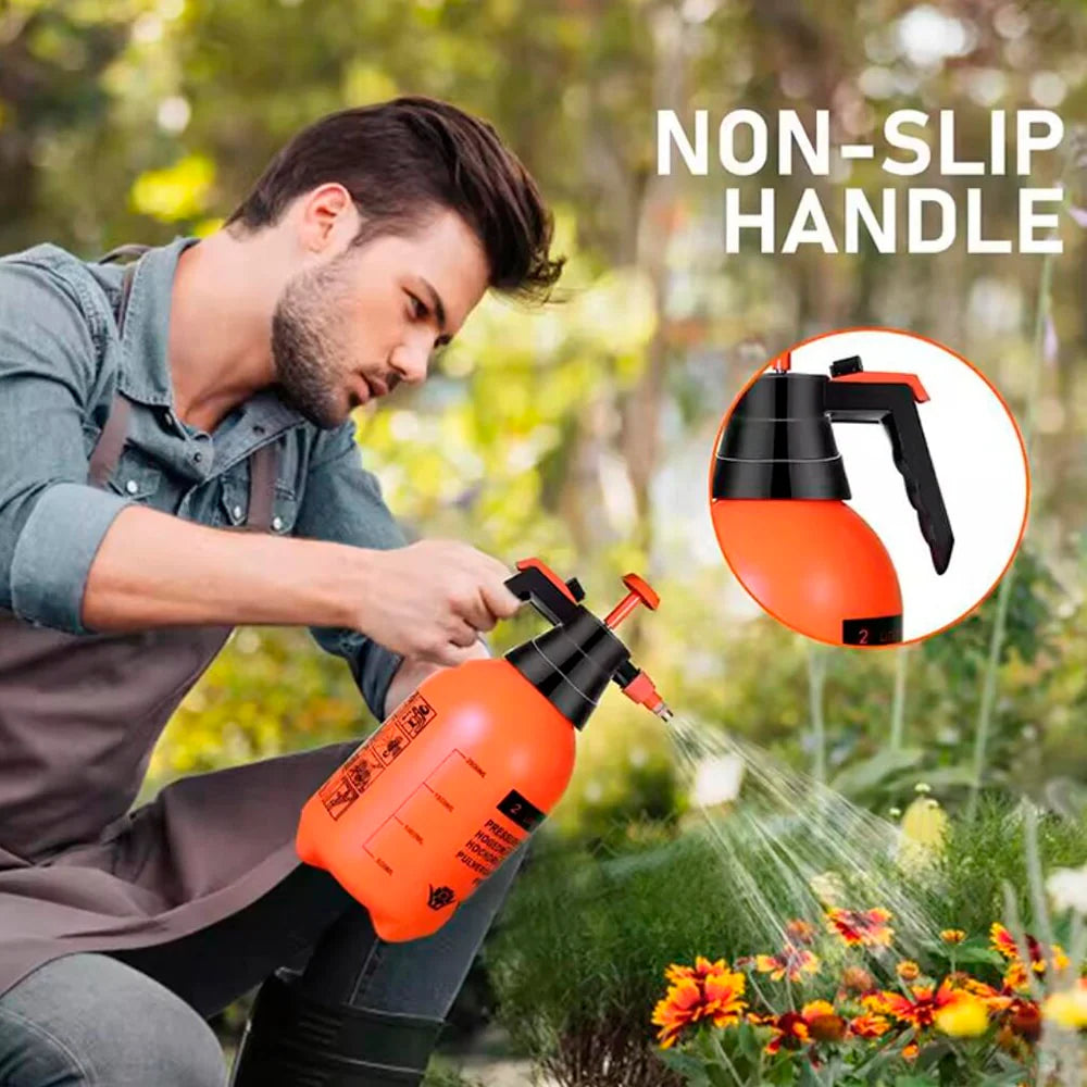 Drucksprüher 2 Liter mit Pumpe – Orange