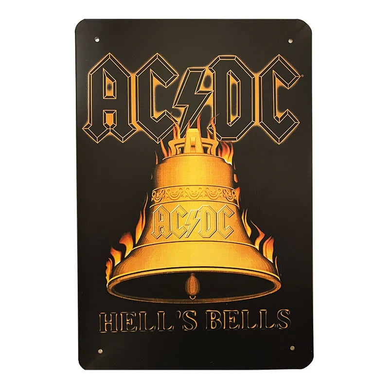 Metallschild – AC/DC