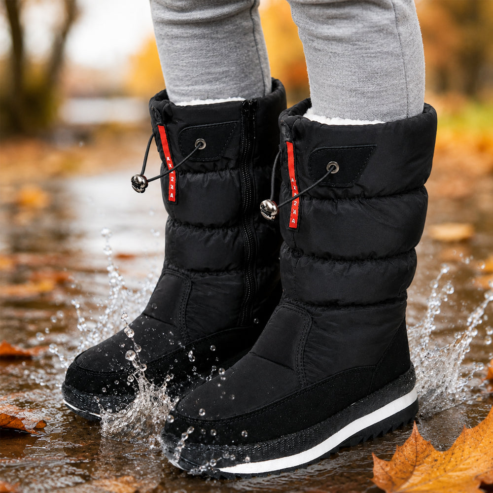 Komfortable und warme Kinder-Winterstiefel mit Reißverschluss
