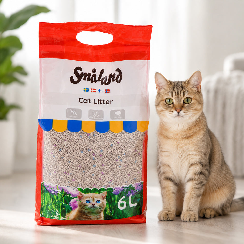 Smaaland Katzenstreu 6 L – Effektive Klumpenbildung und hohe Saugfähigkeit