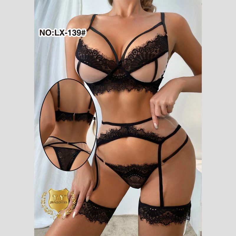 Elegantes Lingerie-Kleid - Black Temptation