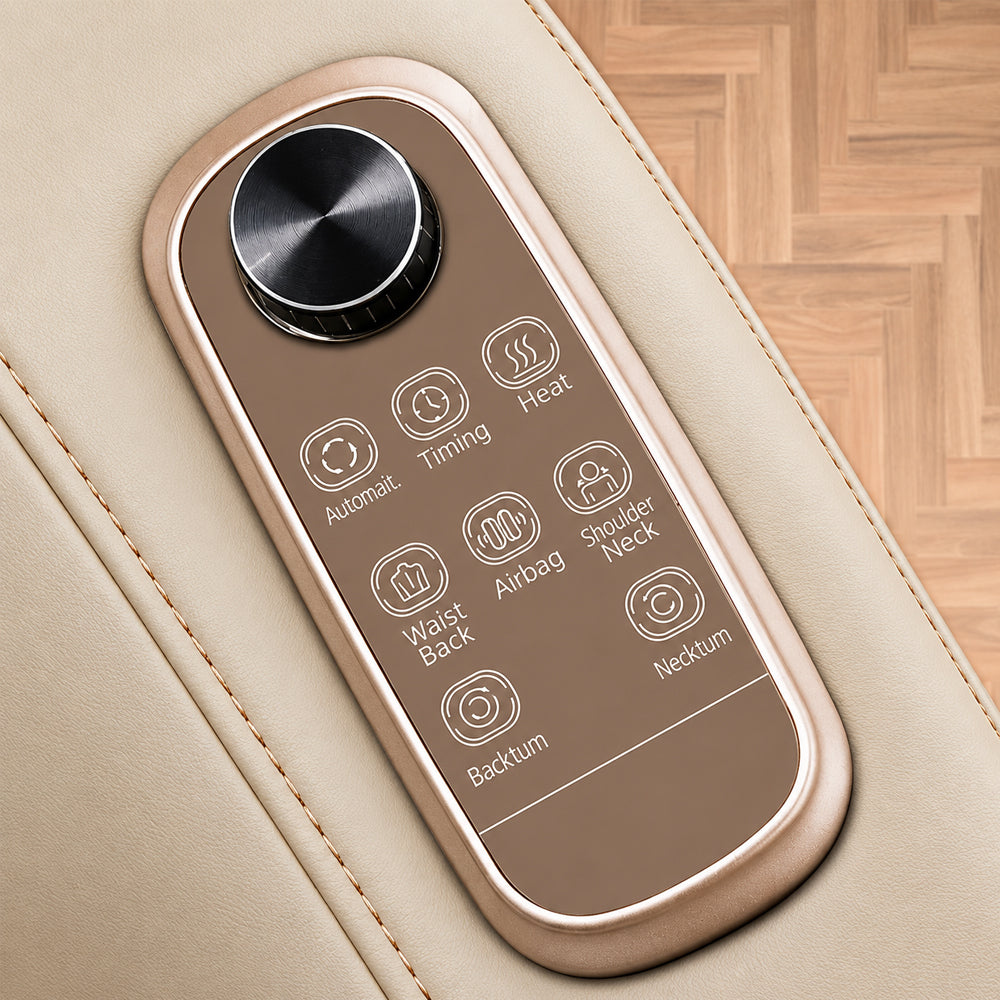 3D-Massagesessel – Zero Gravity und Wärmetherapie – Modell 988C6 Beige