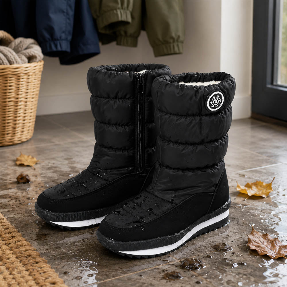 Komfortable und praktische Kinder-Winterstiefel mit Reißverschluss