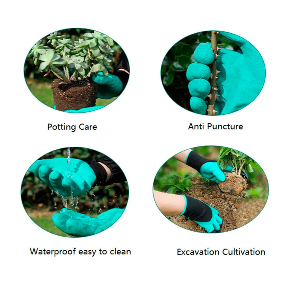 Gartenhandschuhe mit Krallen