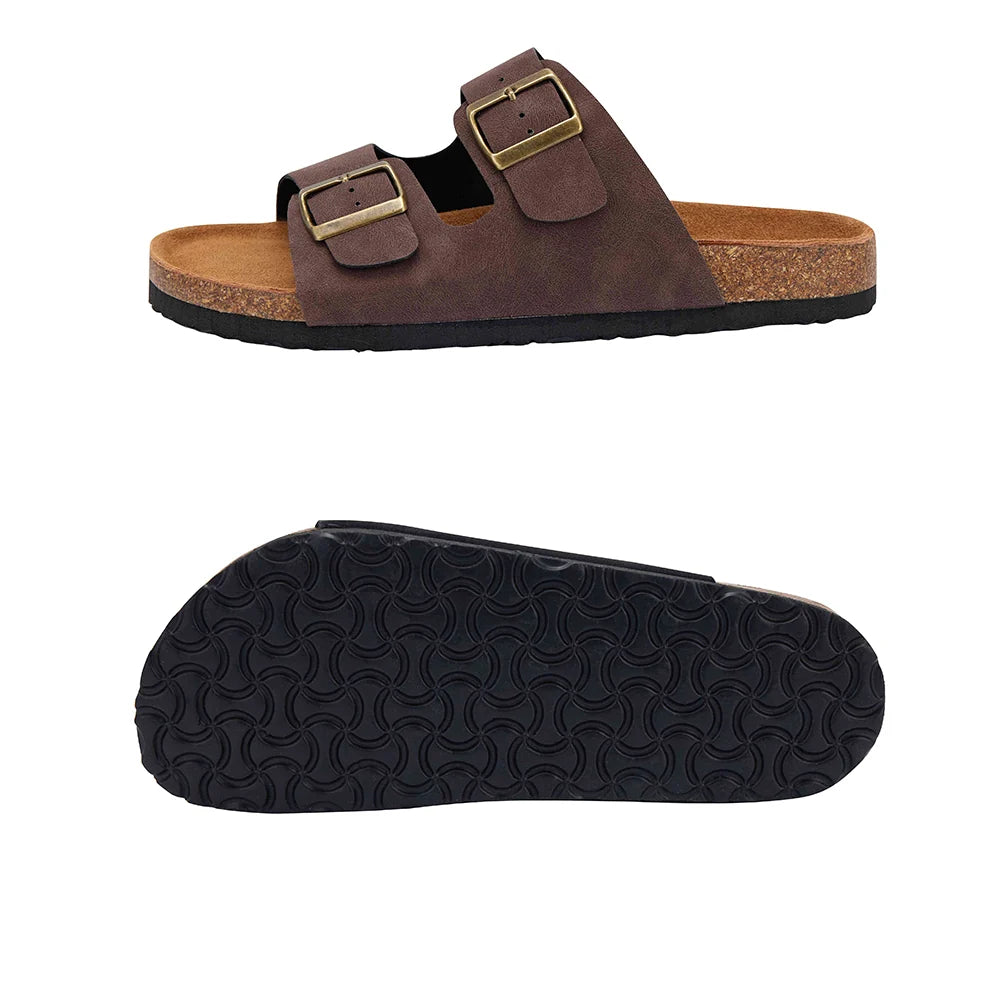 Klassische Riemensandalen – Schwarz, Braun oder Beige