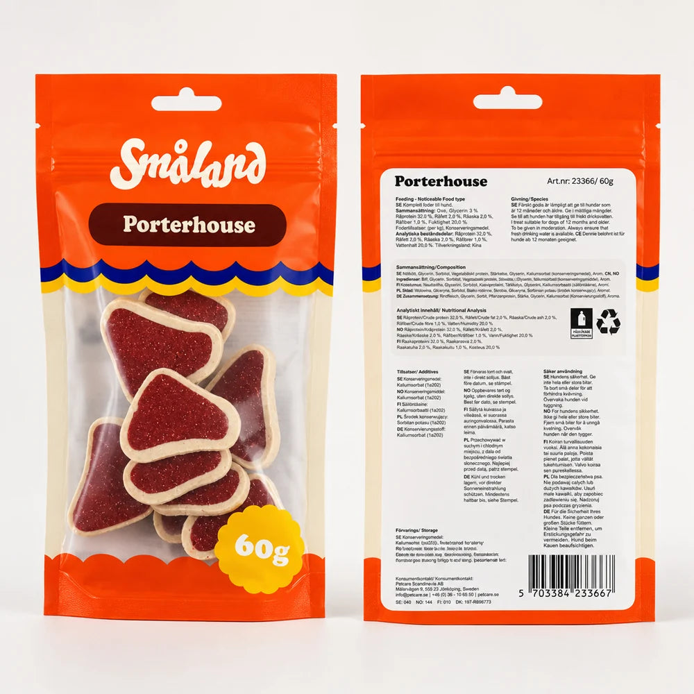 Smaland Porterhouse 60 g – Hundeleckerlis