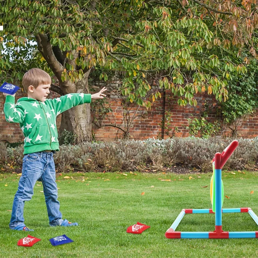 Bowling-Wurfspiel für den Garten