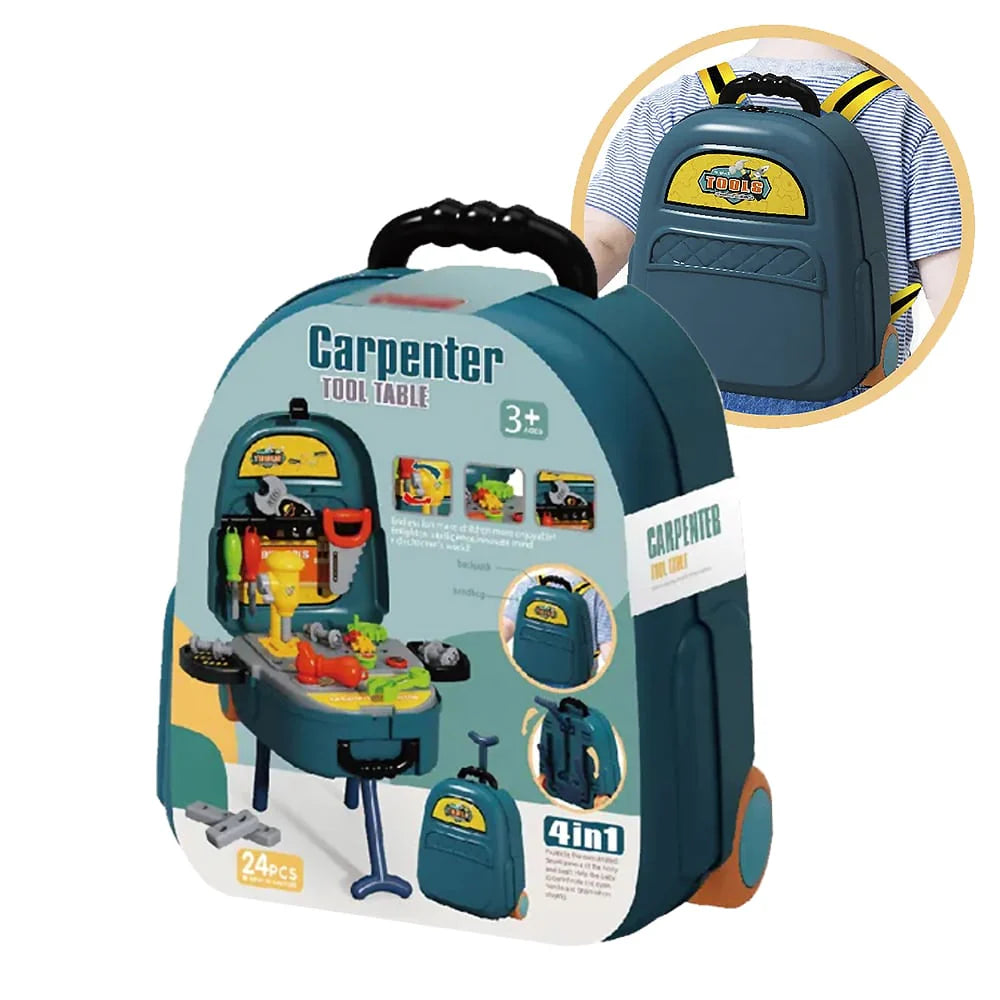 4-in-1 Zimmermanns-Set für Kinder