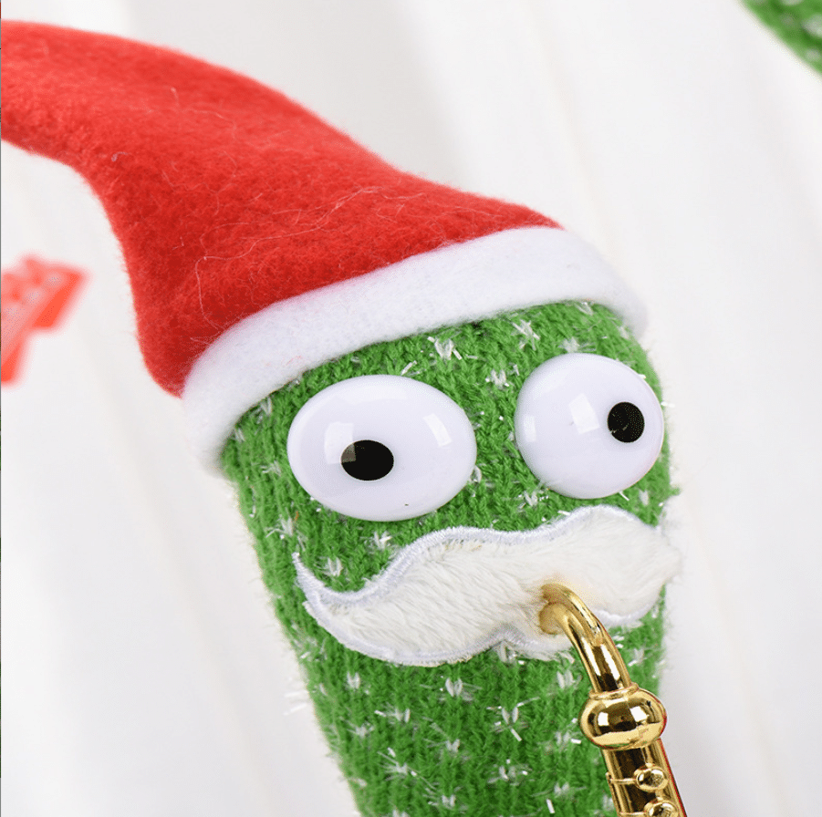 Tanzender und singender Weihnachtskaktus und andere lustige Figuren mit 120 Liedern