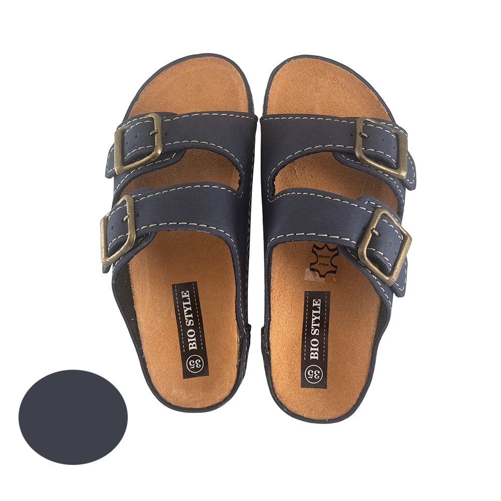 Sandalen für Kinder mit Riemen Modell Bio Style - braun oder marineblau