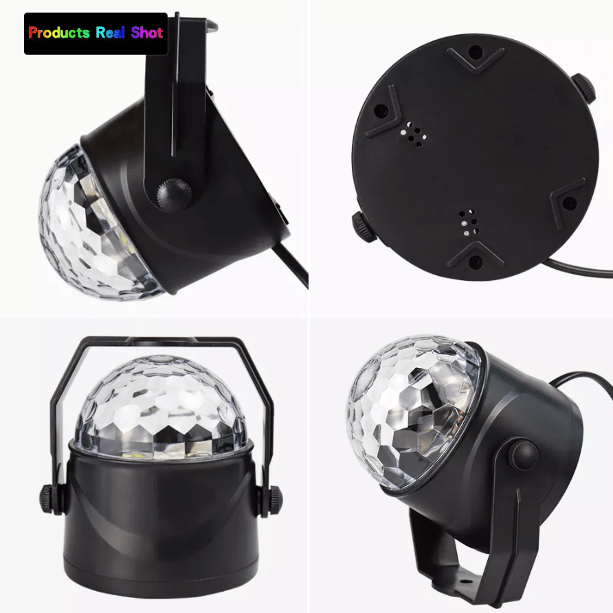 Rotierende LED-Discokugel mit Fernbedienung