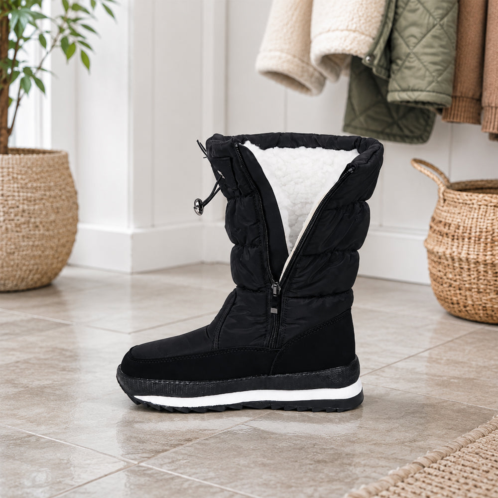Komfortable und warme Kinder-Winterstiefel mit Reißverschluss
