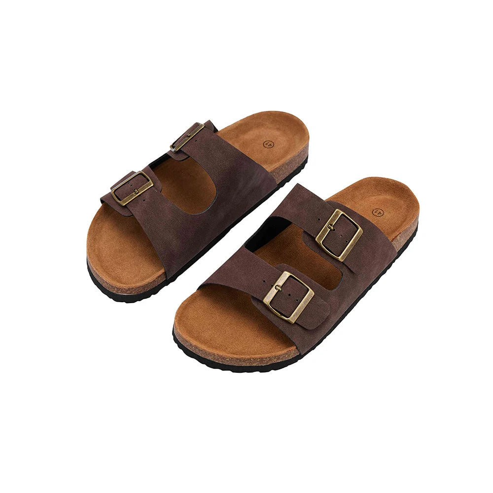 Klassische Riemensandalen – Schwarz, Braun oder Beige