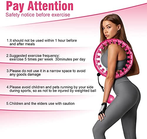 Hula Hoop Reifen Trainings- / Fitnessmodell (verstellbar mit / Gewicht)