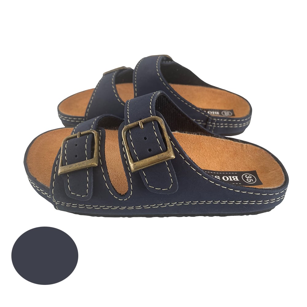 Sandalen für Kinder mit Riemen Modell Bio Style - braun oder marineblau