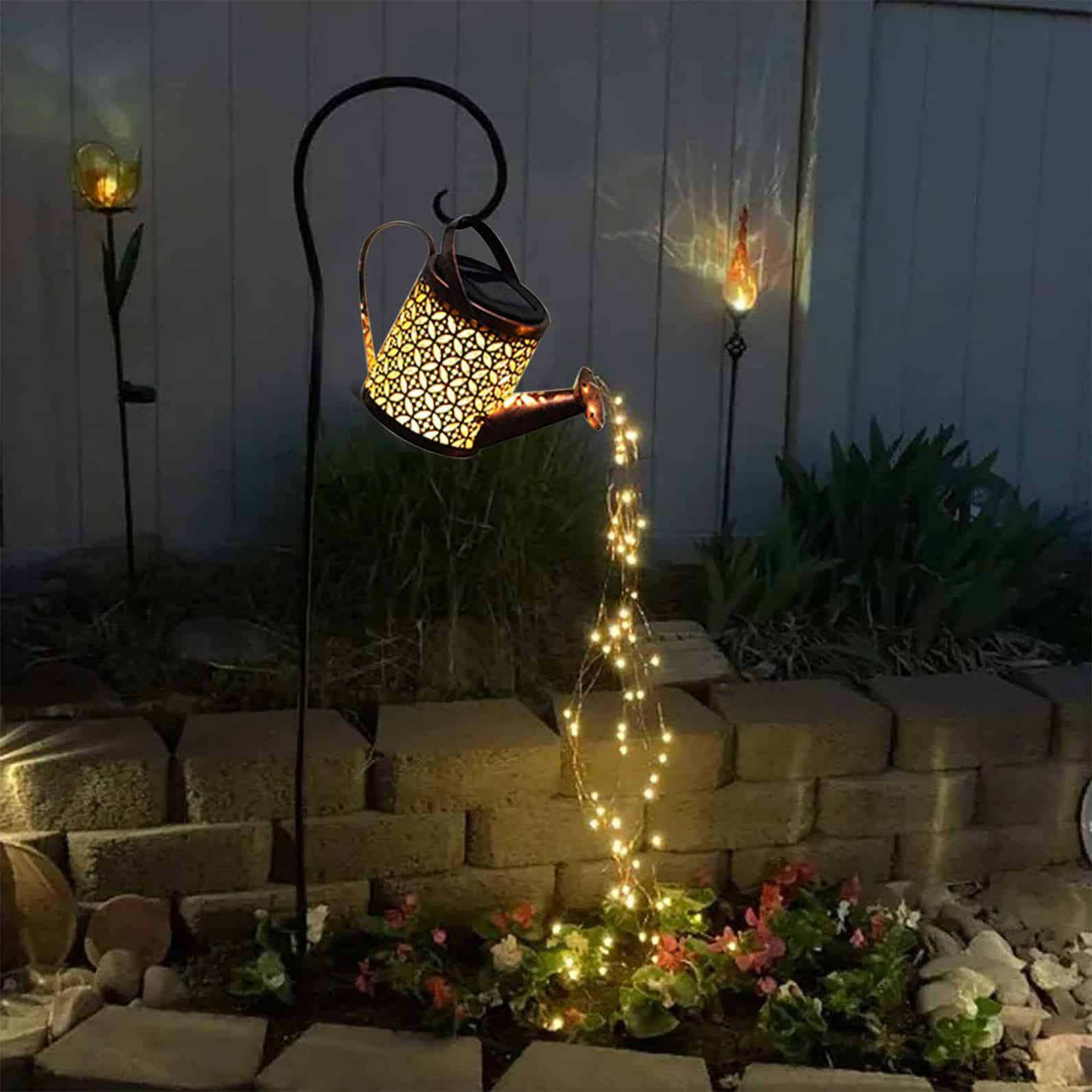 Solar Gießkanne LED Lampe für den Garten