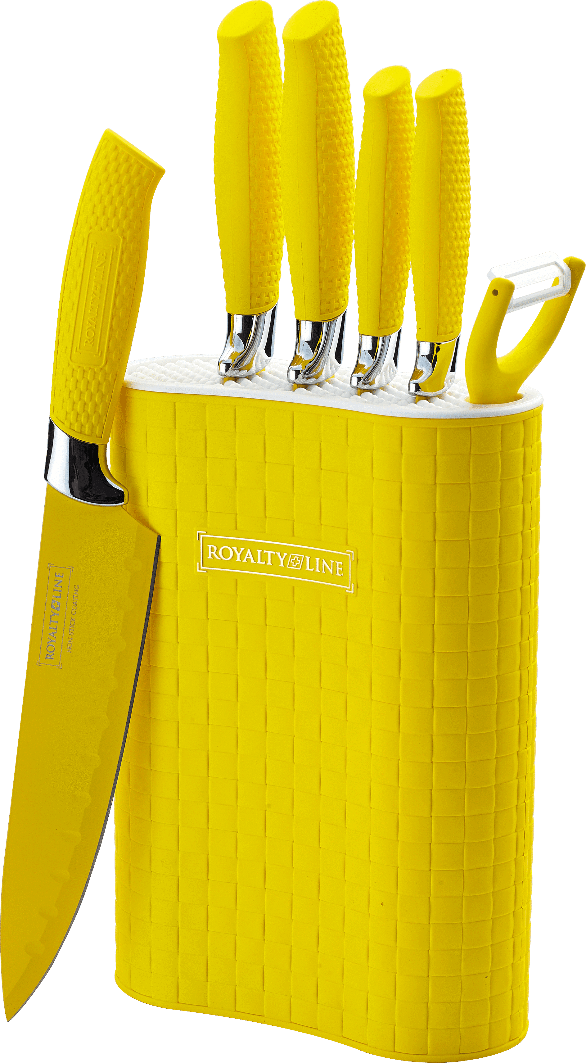 Messerset von Royalty Line (5 Teile + Sparschäler)
