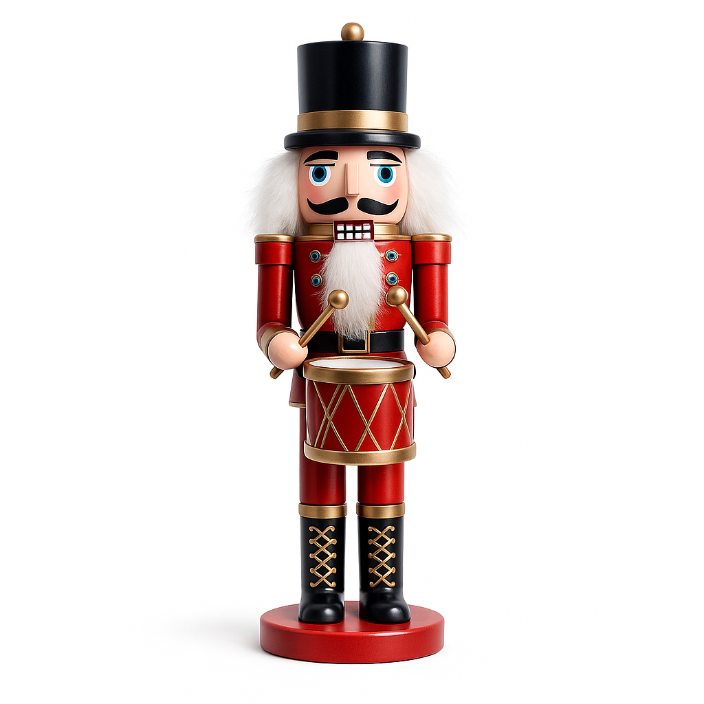 Nussknackerfiguren aus Holz – 24 cm – 4 verschiedene Figuren