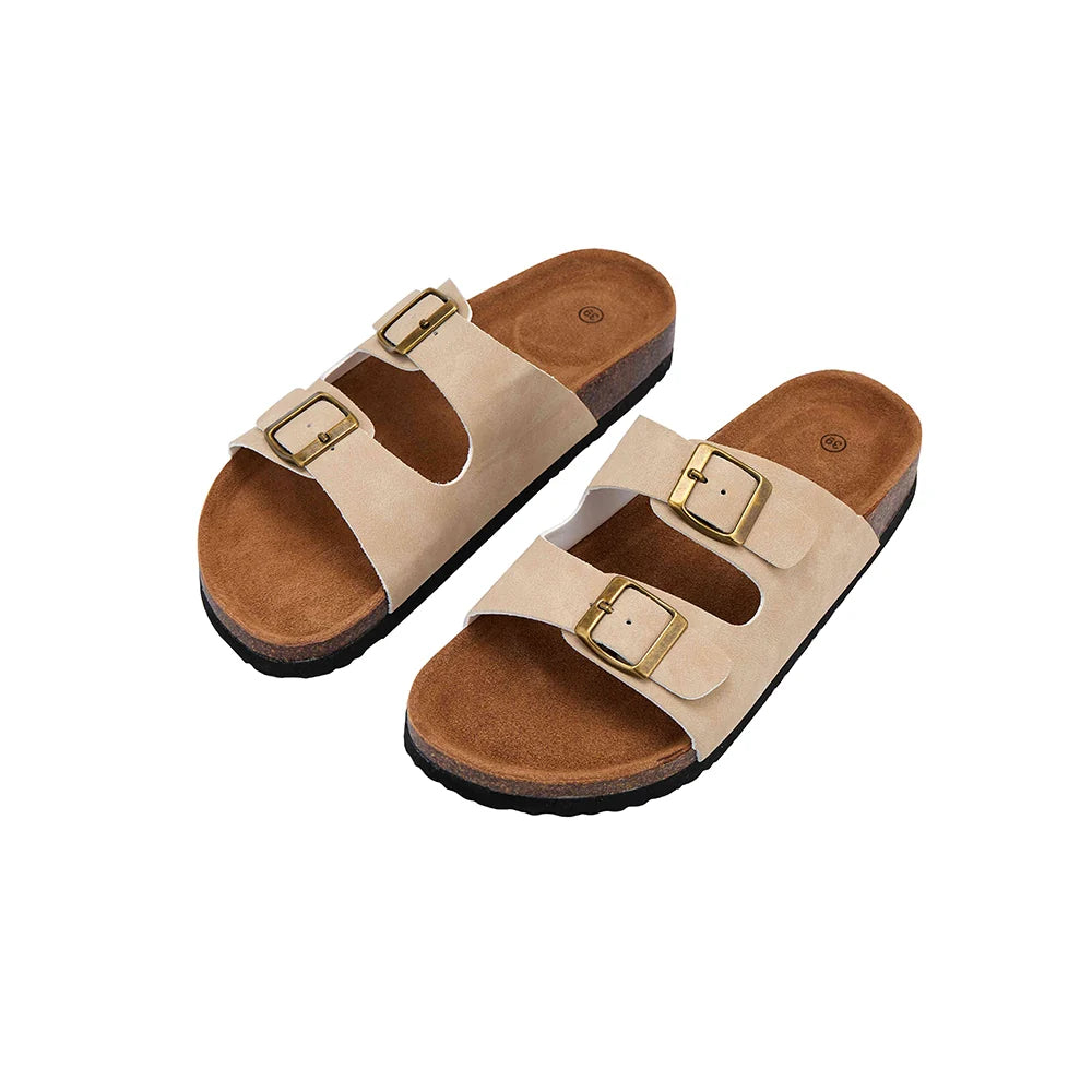 Klassische Riemensandalen – Schwarz, Braun oder Beige