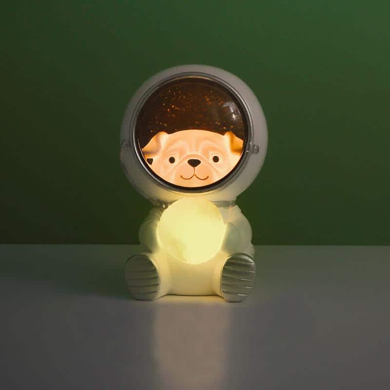 LED-Astronauten-Nachtlicht mit Tieren