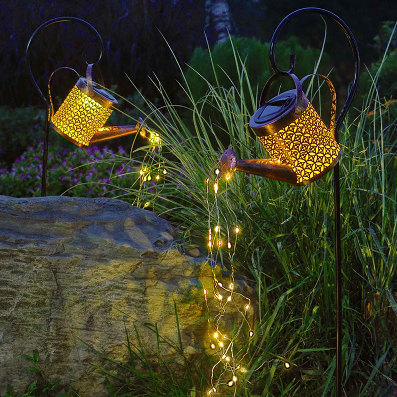 Solar Gießkanne LED Lampe für den Garten