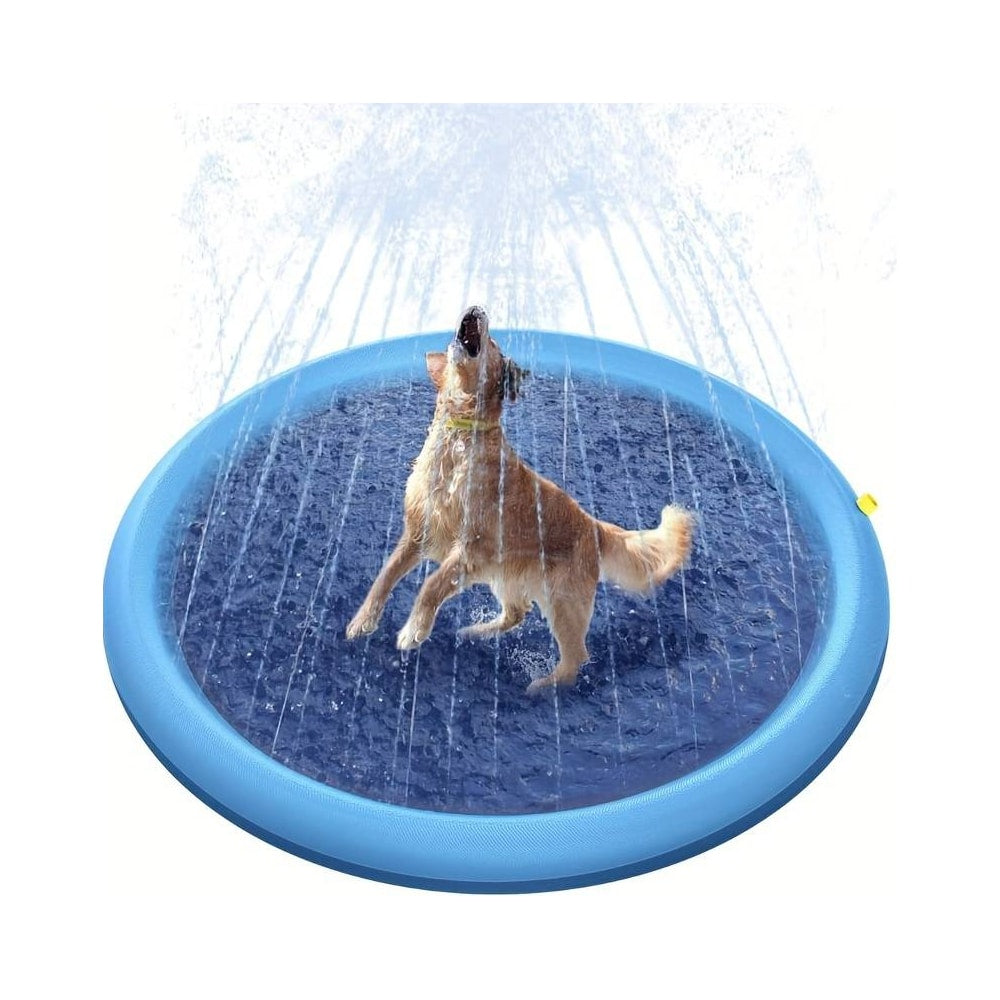 Hundepool mit Wassersprinkler – In Größen für große und kleine Hunde erhältlich