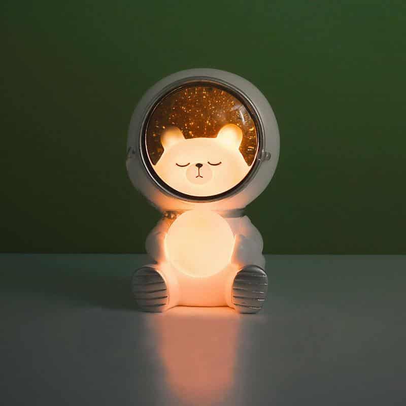 LED-Astronauten-Nachtlicht mit Tieren