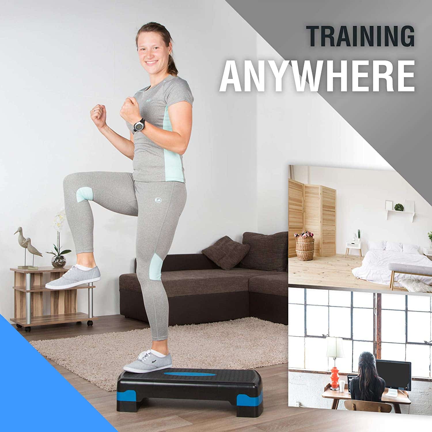 Trittbank für Aerobic / Fitness