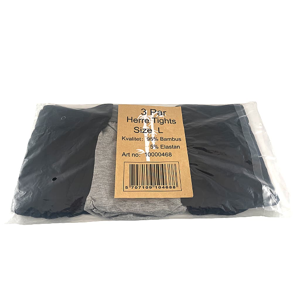 3 Paar Bambus-Unterhosen / Boxershorts für Herren