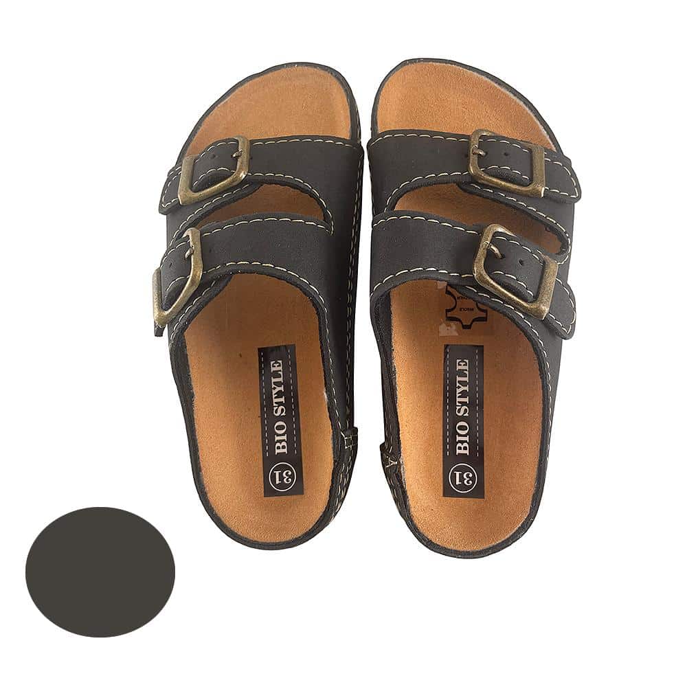 Sandalen für Kinder mit Riemen Modell Bio Style - braun oder marineblau
