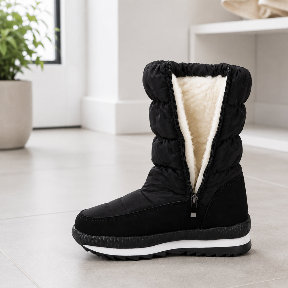 Komfortable und warme Kinder-Winterstiefel mit Reißverschluss