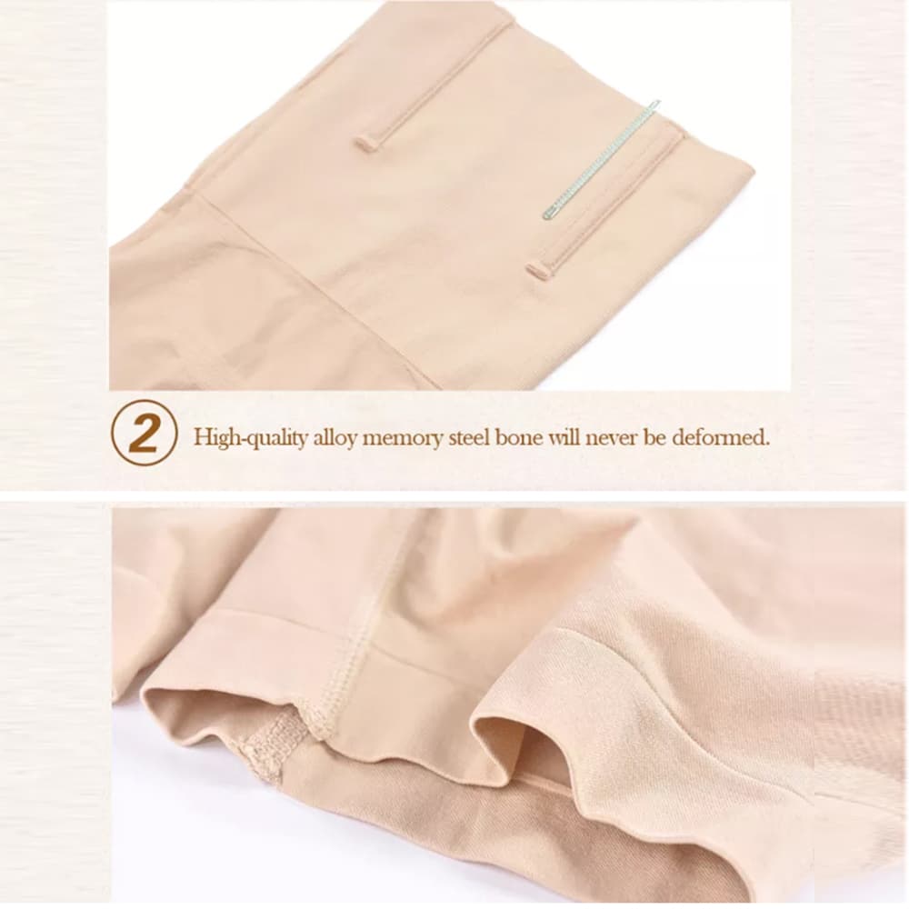 Shapewear Shorts mit hoher Taille - Schwarz oder Beige