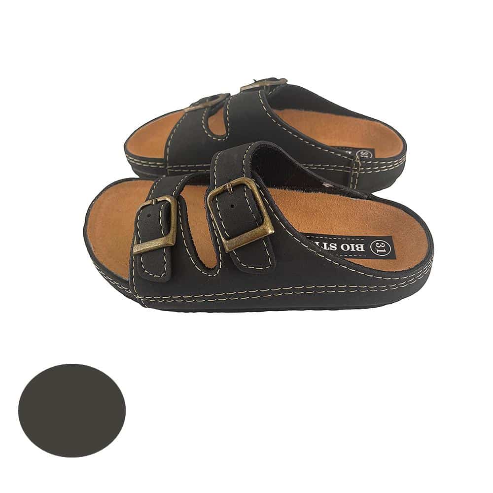 Sandalen für Kinder mit Riemen Modell Bio Style - braun oder marineblau