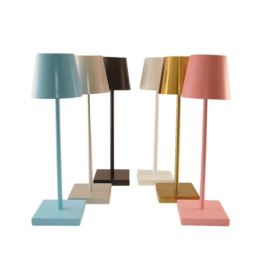LED-Tischlampe mit Touch-Funktion – kabellos – viele Farben