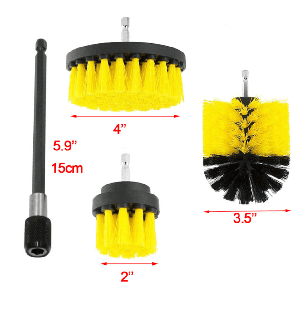 12-in-1-Reinigungsbürsten-Set für Bohrmaschine