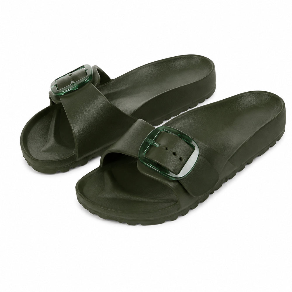Leichte Slippers für Damen – bequeme Sommersandalen mit Schnalle