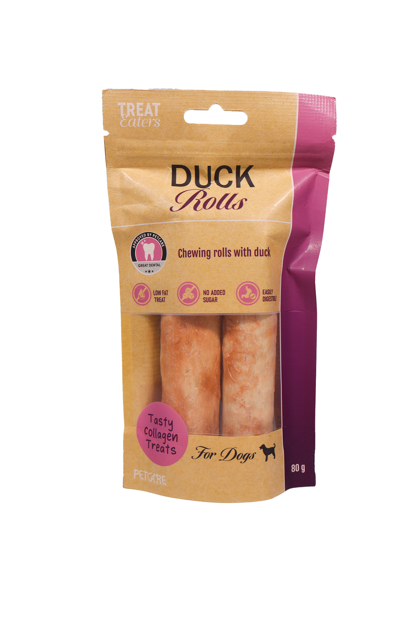 Treat Eaters - Kaurollen mit Ente 80 g