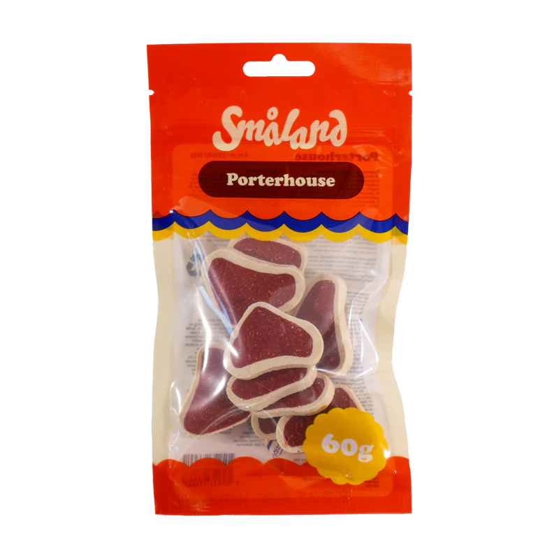 Småland Porterhouse 60g (godbidder til hunde)
