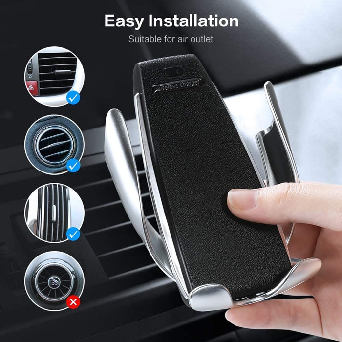 Drahtloses automatisches mobiles Ladegerät und Halterung für das Auto