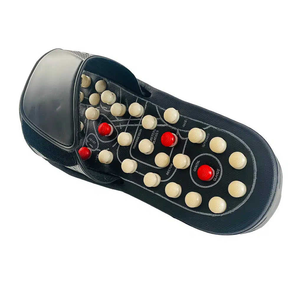 Massageslipper (Reflexzonenmassage) mit Klettverschluss