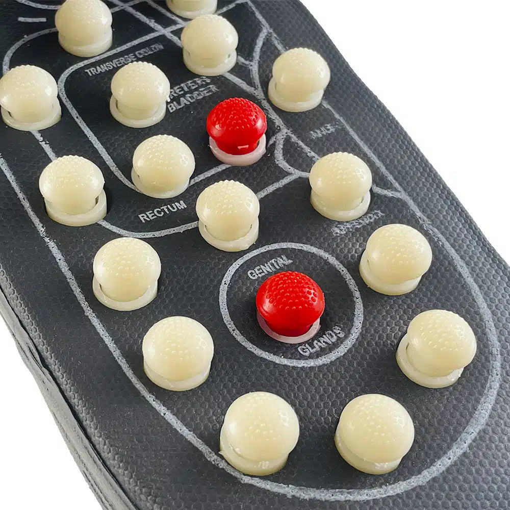 Massageslipper (Reflexzonenmassage) mit Klettverschluss