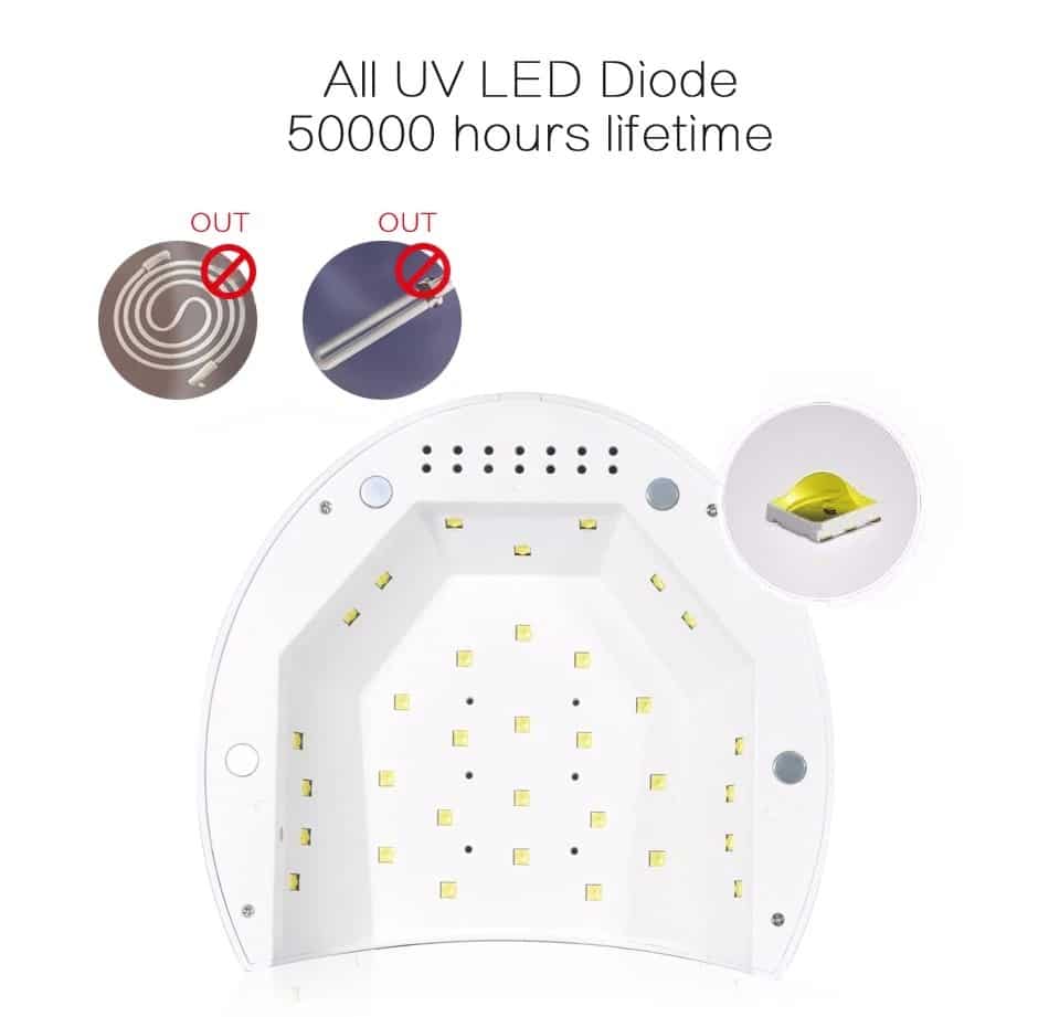 Nägel UV / LED-Lampe mit Timer; Stützkissen