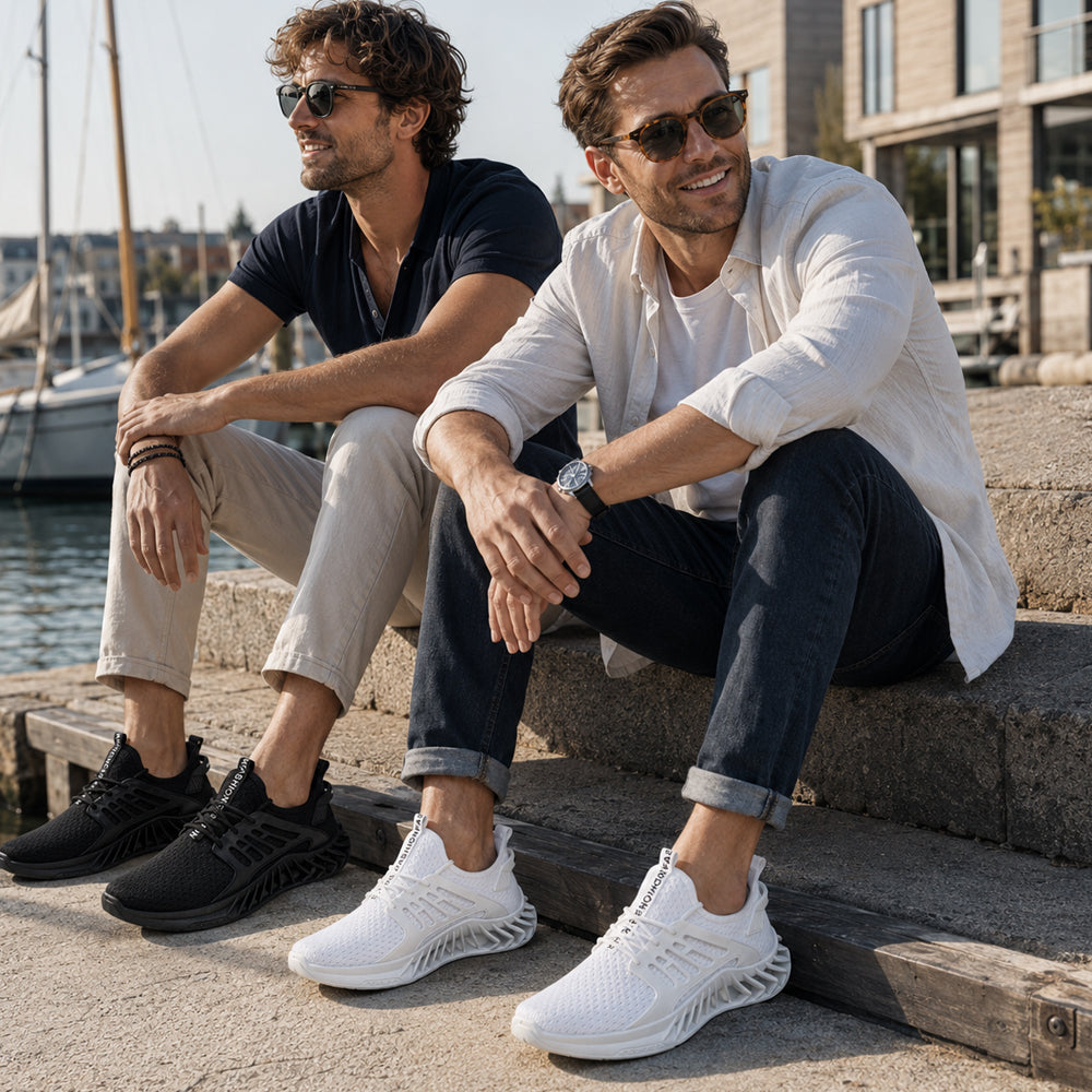 Sneaker für Herren, mit atmungsaktivem Obermaterial
