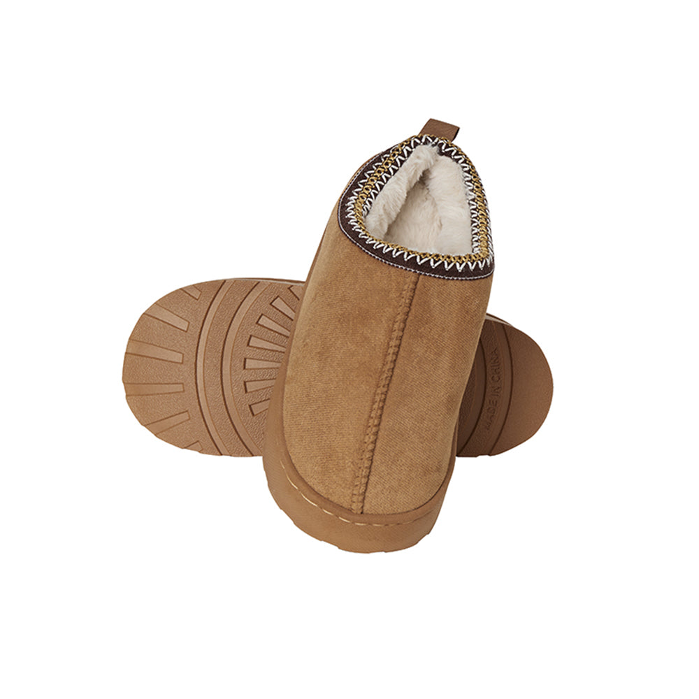 Hausschuhe – Weich, warm & luxuriös (braun & beige)