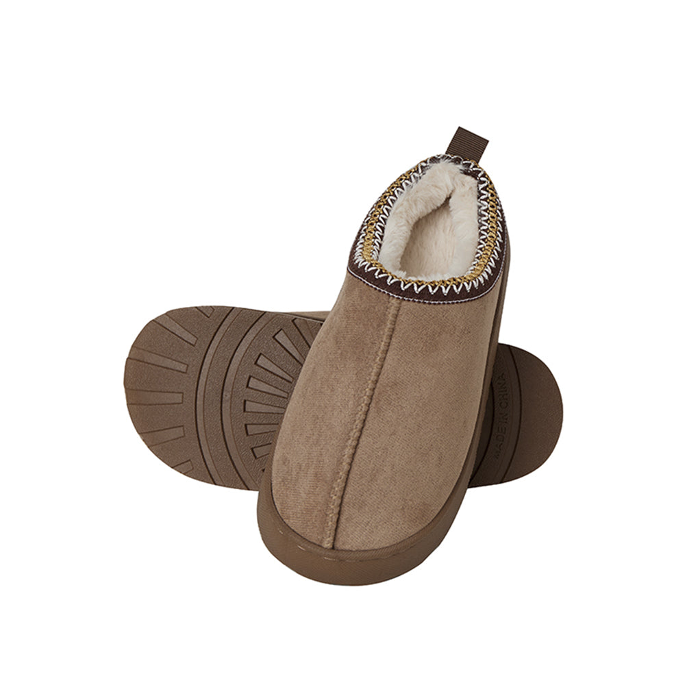 Hausschuhe – Weich, warm & luxuriös (braun & beige)