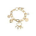 Armband mit "LOVE"-Anhänger und süßen Charms