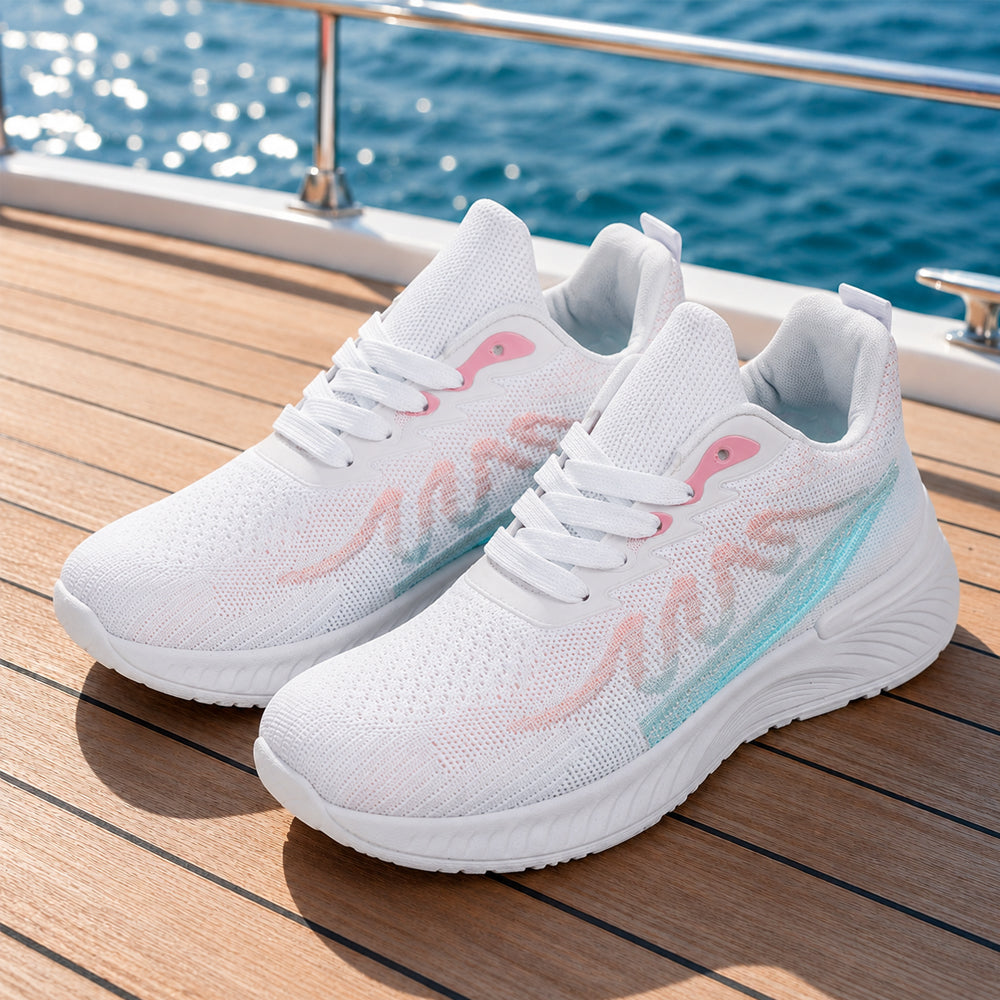 Sneaker für Damen, mit atmungsaktivem Flyknit-Obermaterial