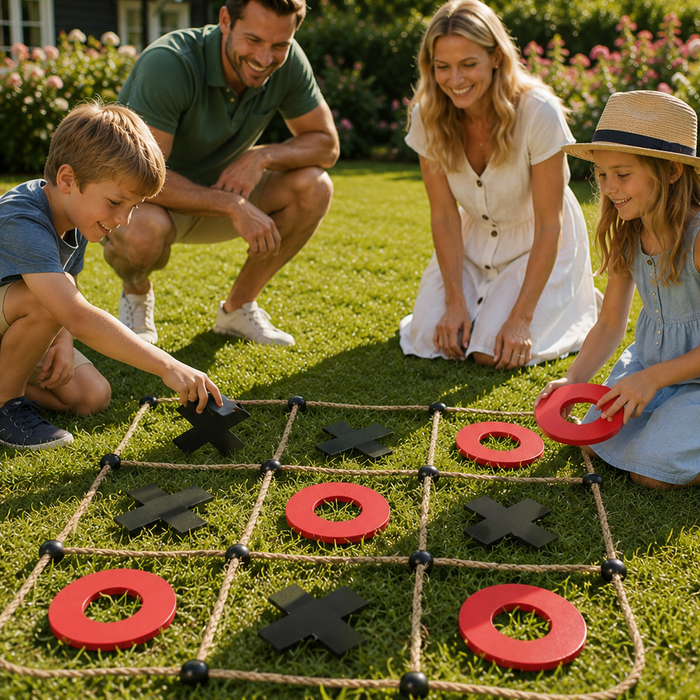 Großes Gartenspiel-Paket für den Sommer mit 5 klassischen Gartenspielen
